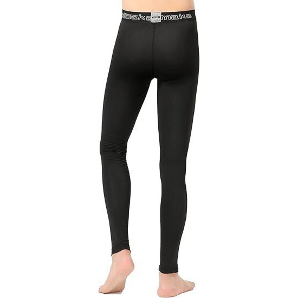 Set of 3 MSRP $25 Rolimaka Youth Boys Black M Compression Leggings Tights Athle - Picture 4 of 7